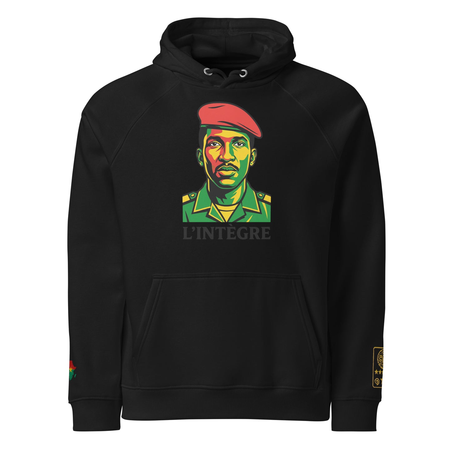 Hoodie Thomas Sankara L'INTÈGRE — KAMA MEMORIES — Streetwear identitaire KAMA by MG