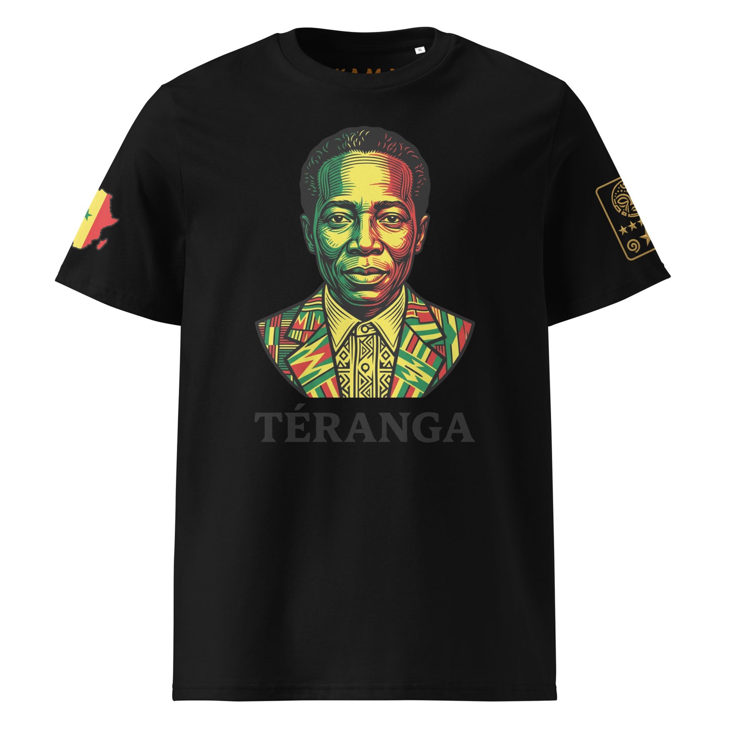 T-shirt Léopold Sédar Senghor TÉRANGA — KAMA MEMORIES — Streetwear identitaire KAMA by MG