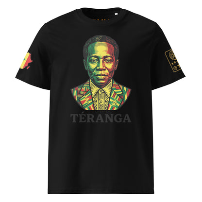 T-shirt Léopold Sédar Senghor TÉRANGA — KAMA MEMORIES — Streetwear identitaire KAMA by MG