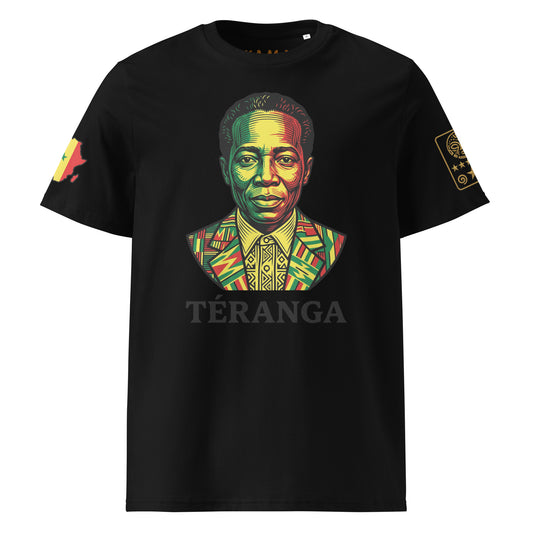 T-shirt Léopold Sédar Senghor TÉRANGA — KAMA MEMORIES — Streetwear identitaire KAMA by MG