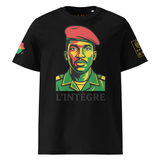 T-shirt Thomas Sankara L'INTÈGRE — KAMA MEMORIES — Streetwear identitaire KAMA by MG